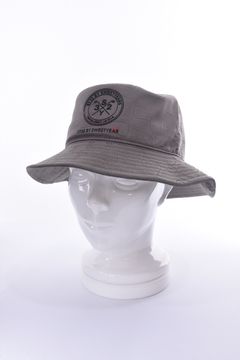 GRAPHIC BUCKET HAT / グラフィックロゴ バケットハット ベージュ