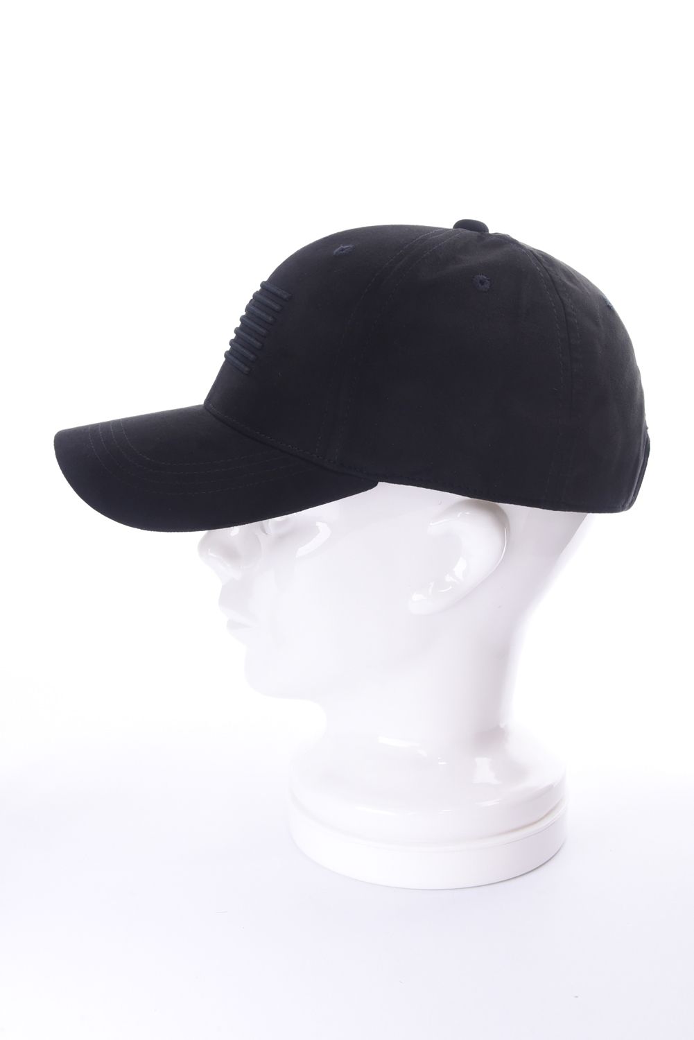 SUEDE CAP / スウェード生地 キャップ (ブラック)