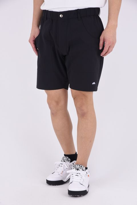 【26SS】 Makani Shorts / フラップポケット 4WAYストレッチ ベイカーショーツ (ブラック)