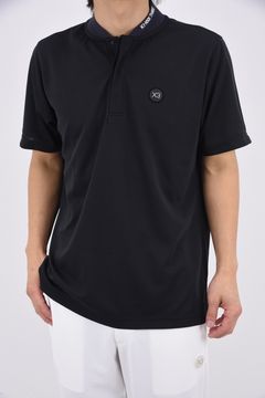 【26SS】 STAND COLLAR POLO SHIRT / スタンドカラー ポロシャツ (ブラック)