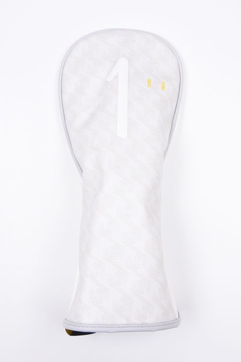 【26SS】 PASSER (パッセルDr) / ブランドオリジナル テキスタイル ドライバーカバー (モノホワイト)*