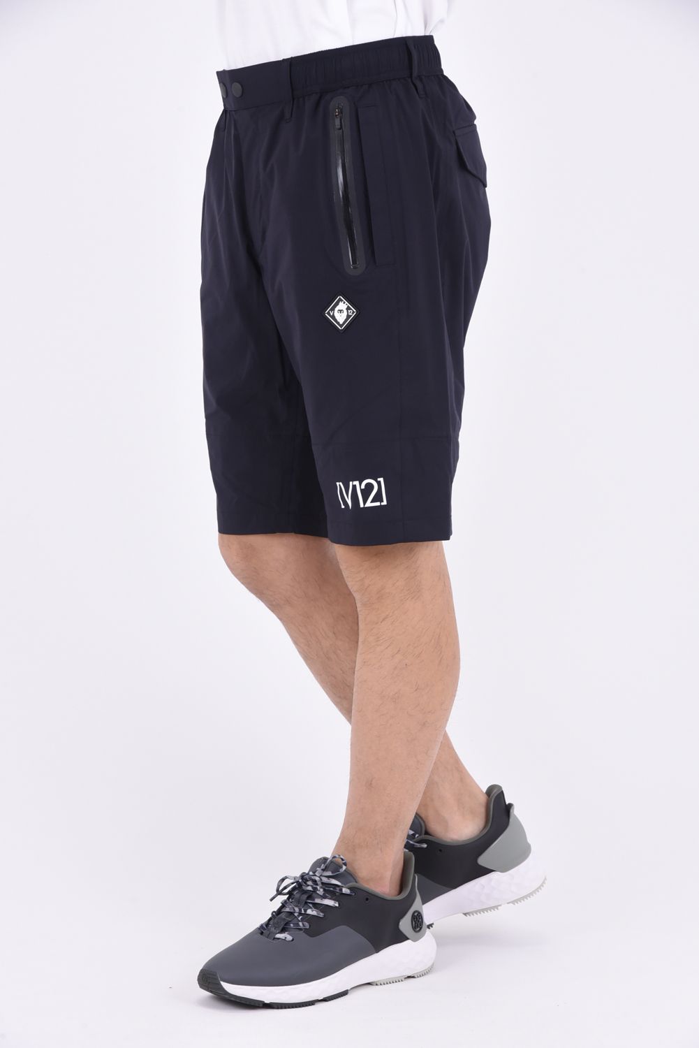 【期間限定ポイント10倍】MENS LINE UP RAIN PANTS / ロゴ ラインアップレインパンツ (ブラック)