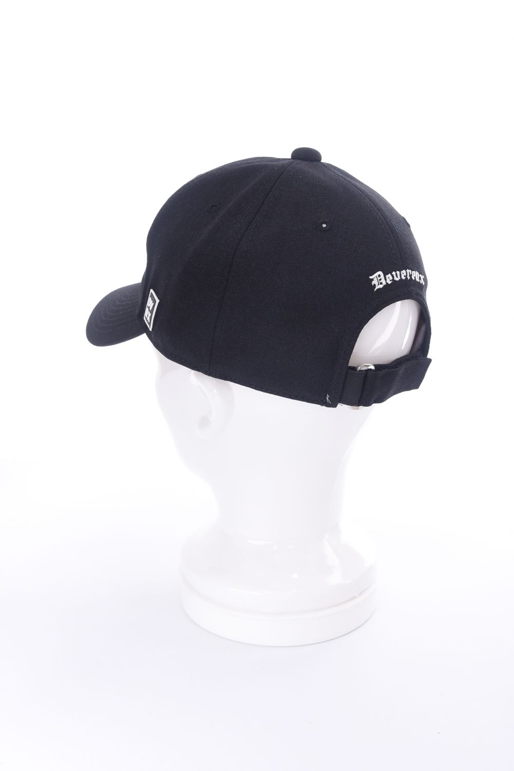 DVRX D Logo Cap / 3Dロゴ刺繍 ベースボールキャップ (ブラック)