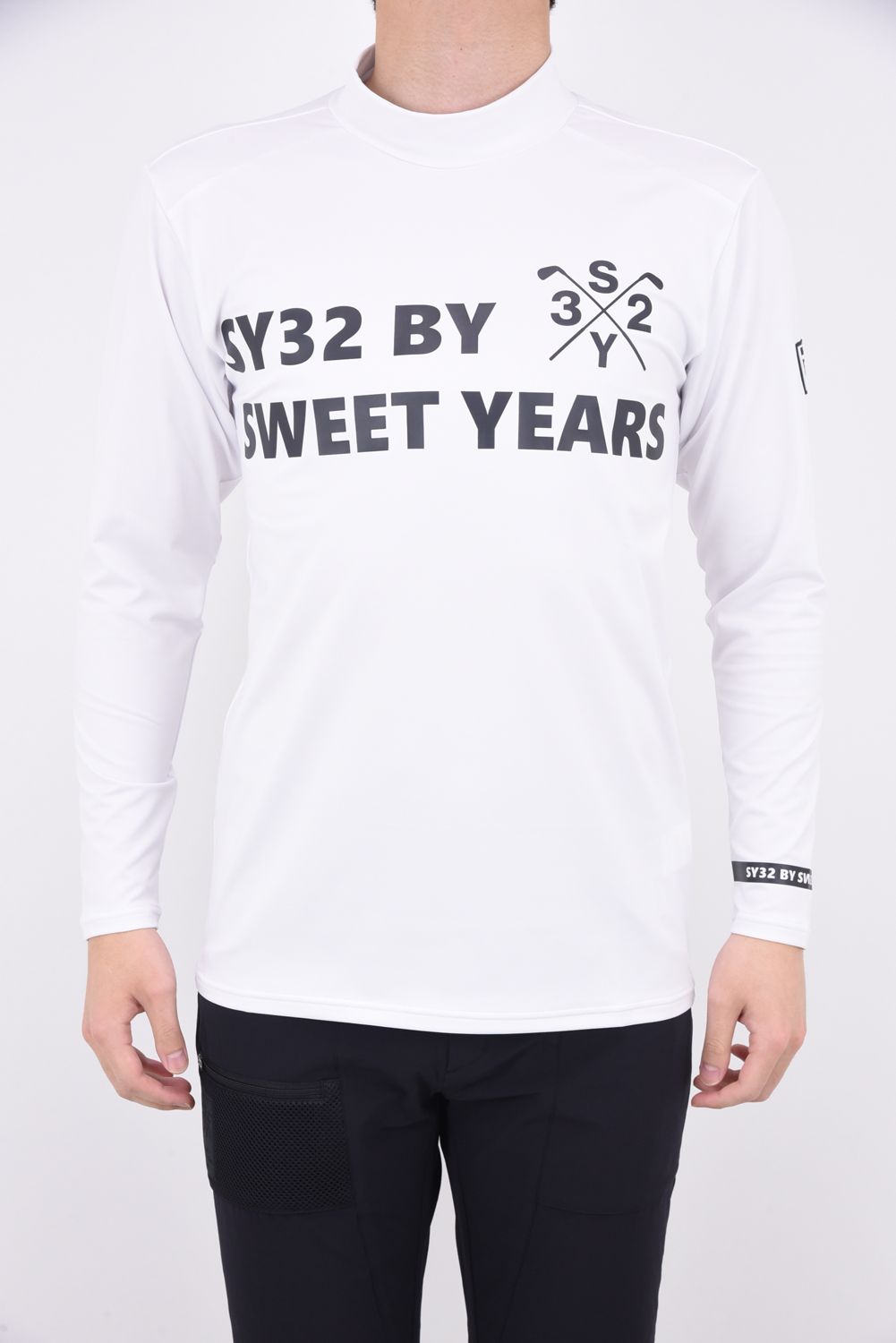 SY32 by SWEET YEARS GOLF - REGULAR MOCK NECK LONGSLEEVE SHIRTS