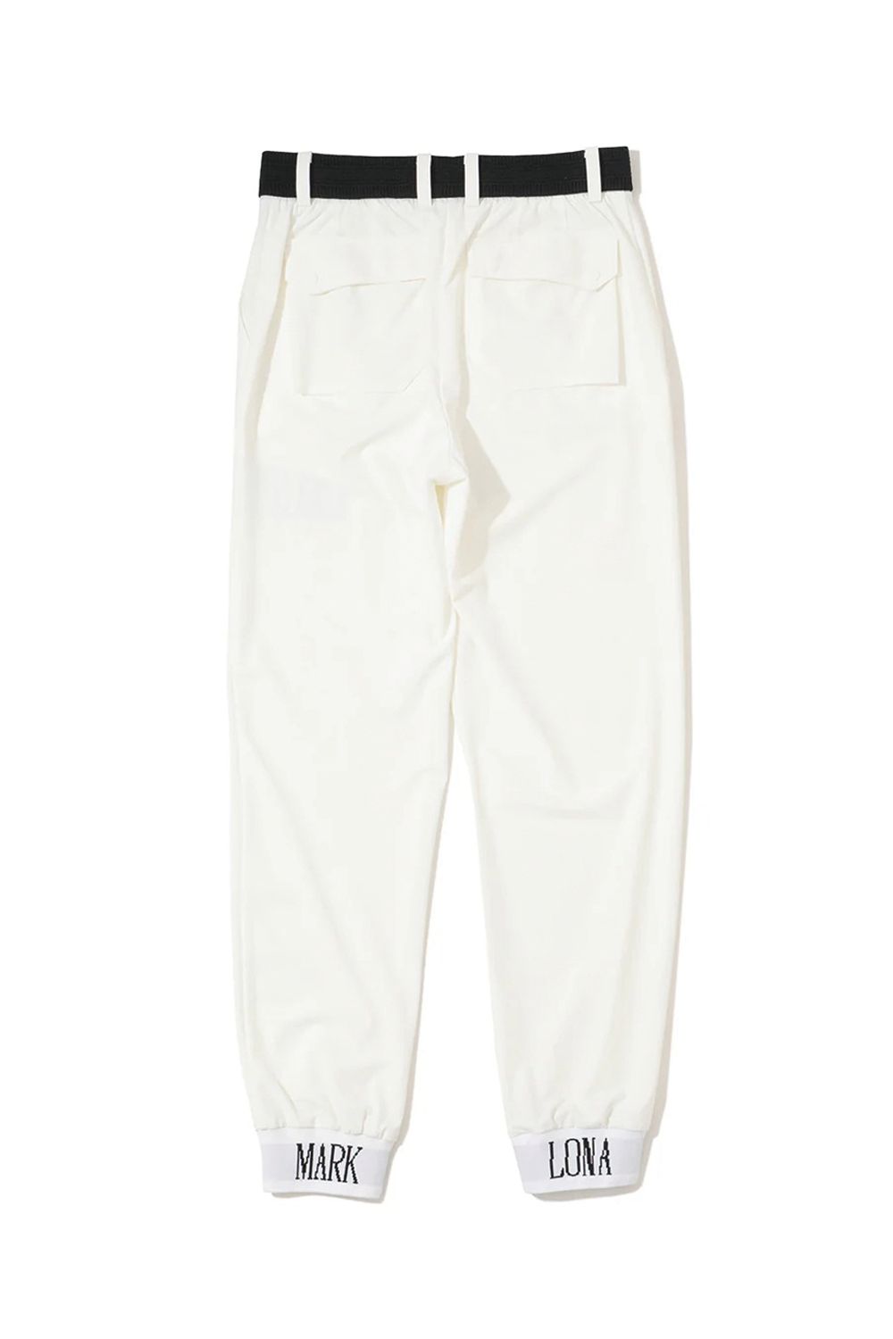 【26SS】【レディース】【T-LINE】 VELOCITY TAPERED PERFORMANCE JOGGER / モノトーン ポリエステルトリコット ジョガーパンツ (ホワイト)