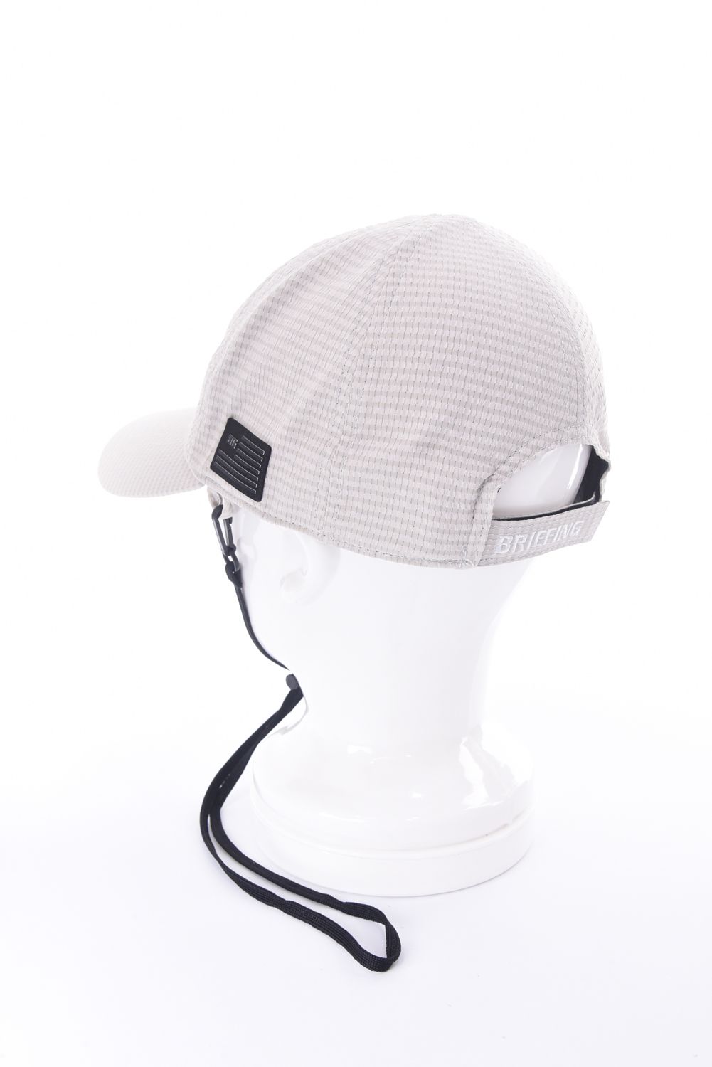 【26SS】【レディース】 WOMEN’S SEERSUCKER CORD STRAP CAP / シアサッカー コードストラップ付き キャップ (ベージュ)