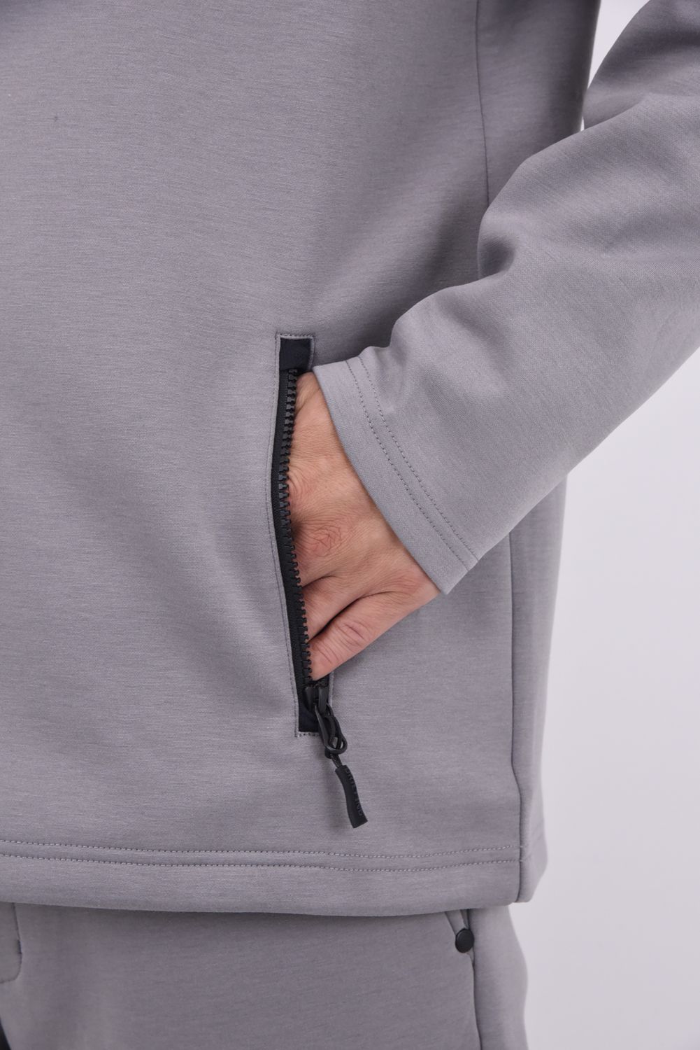 【25AW】 MEN'S WARM 3D LOGO PARKA / ダンボールニット 3D ロゴパーカー (グレー)