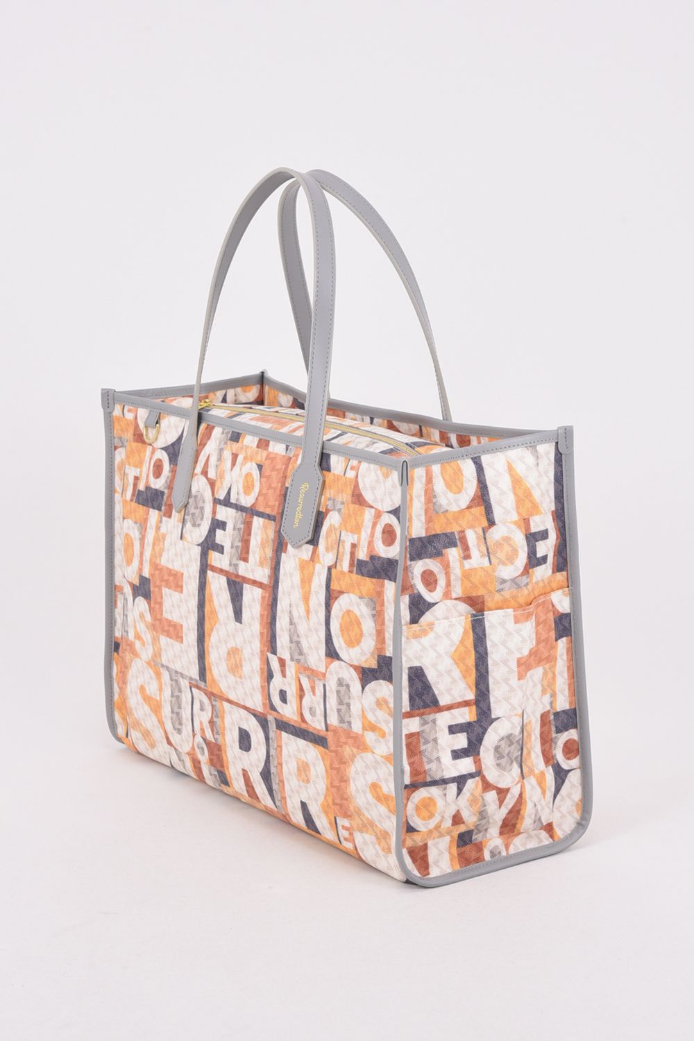 【26SS】  LANIUS SQUARE BIG (ラニウス スクエア ビッグ) / ブランドオリジナルテキスタイル ボストンバッグ （デイタイムジャンクション）*