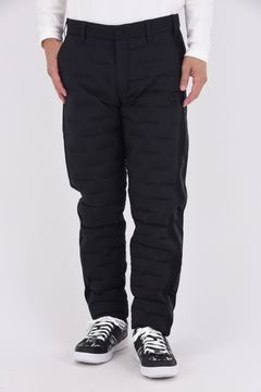 【25AW】 MEN'S HYBRID DOWN PANTS / ストレッチタフタ ダイヤモンドロゴ ハイブリッドダウンパンツ (ブラック)