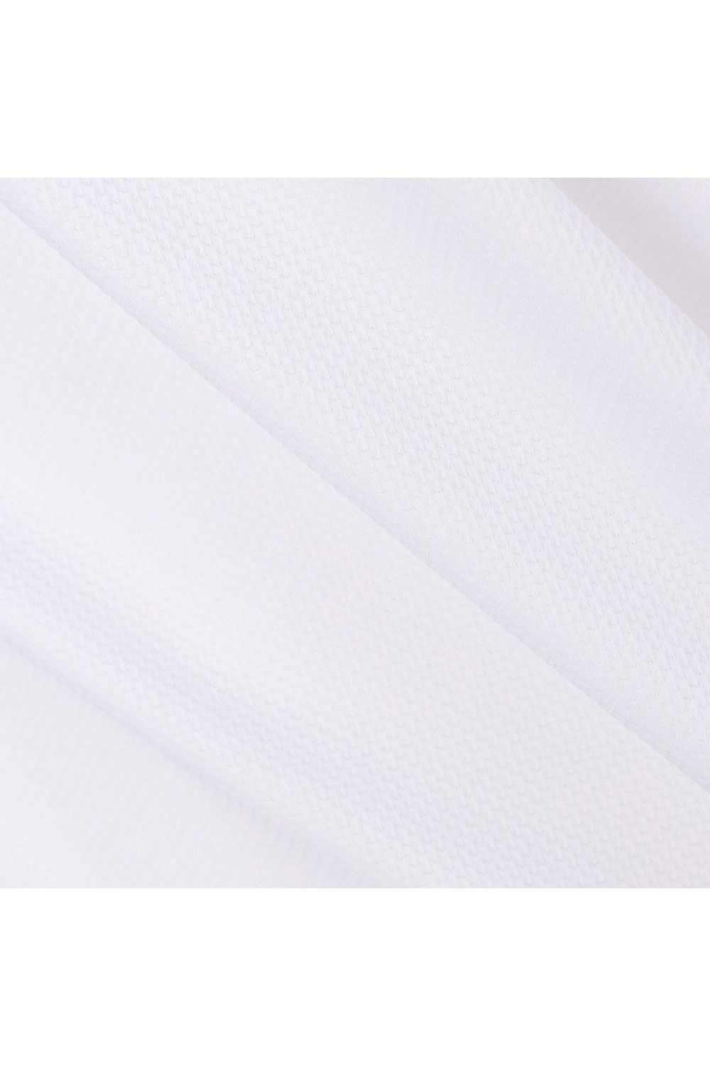 【26SS】 MEN'S LINE HIGHNECK RF / カノコ生地 ラインロゴテープ リラックスフィット モックネックTシャツ (ホワイト)