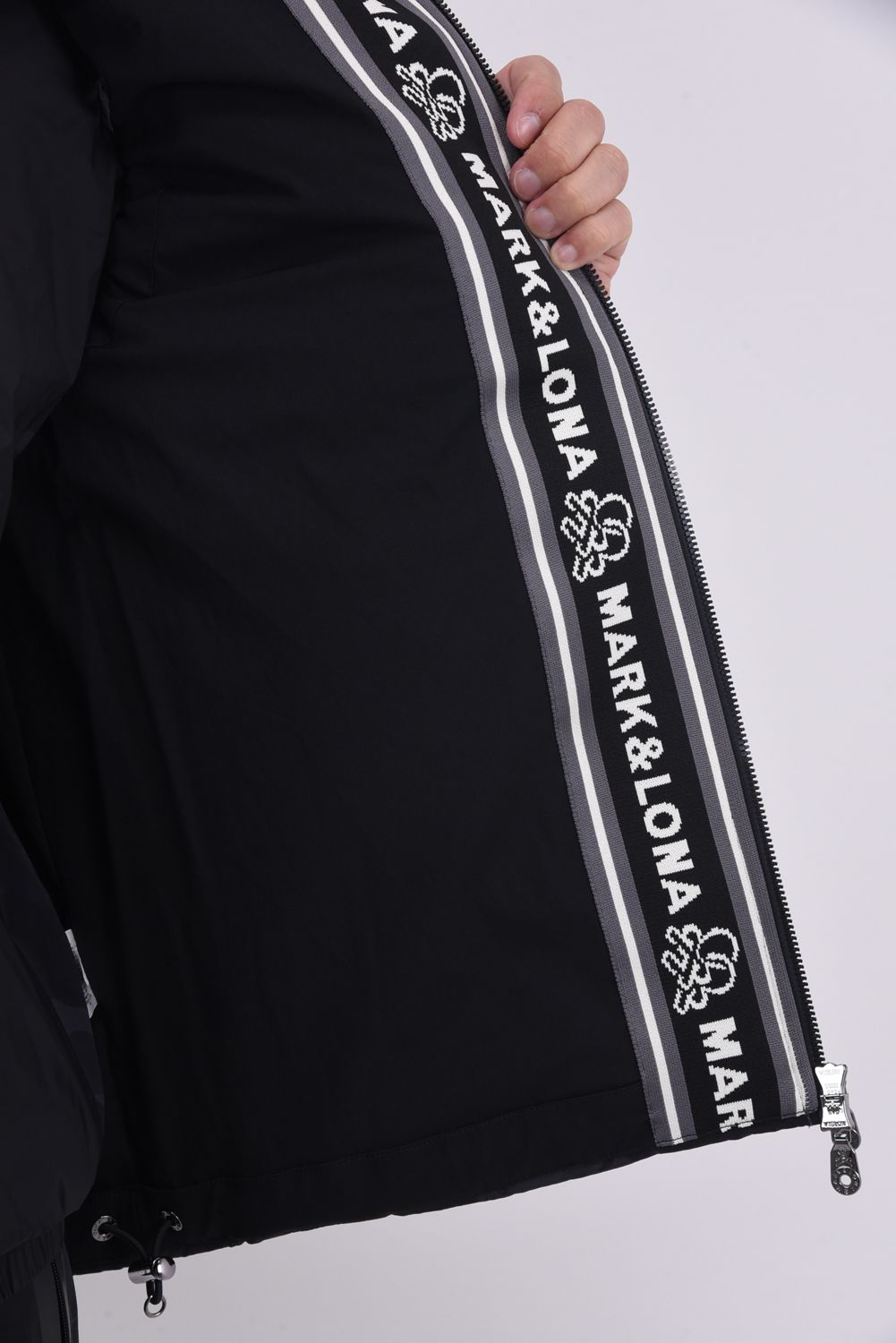 【25AW】 ACD CAMO GOOSE DOWN VEST / オリジナルカモジャカード フーデッドダウンベスト (ブラック)