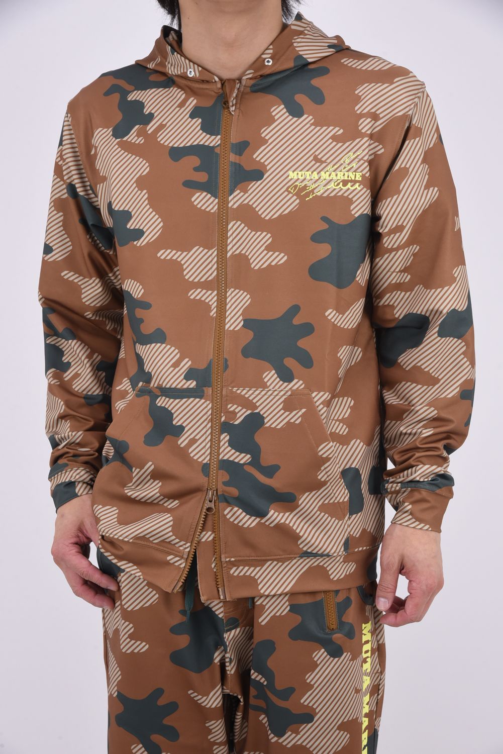 【26SS】 RUSH PARKA (DIAGONAL CAMO) / ダイアゴナルカモフラージュ ラッシュガードパーカー (ベージュ)