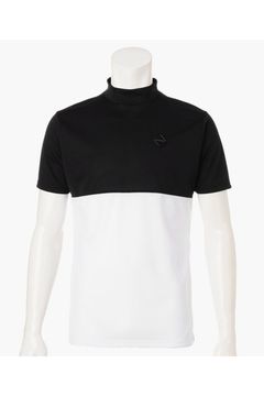 【26SS】 MEN'S BI-COLOR HIGHNECK / バイカラー ハイネックTシャツ (ブラック)
