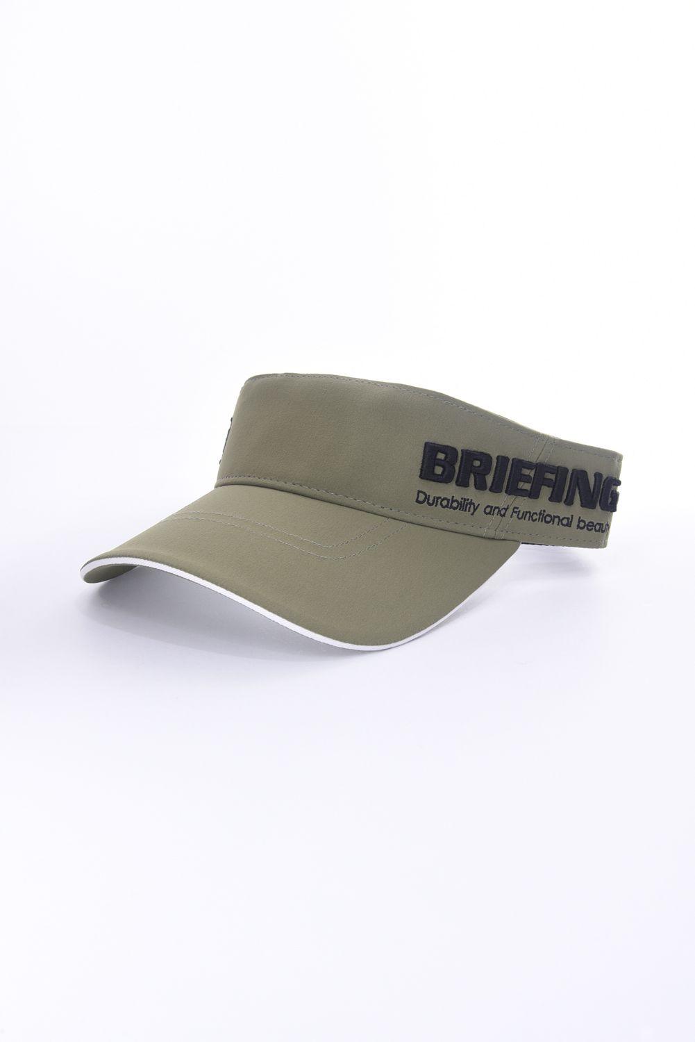 【24時間以内/匿名配送】未使用 ブリーフィングゴルフ メンズ サンバイザー BRIEFING - MENS ROUND LOGO VISOR / ロゴ刺繍 アシンメトリー