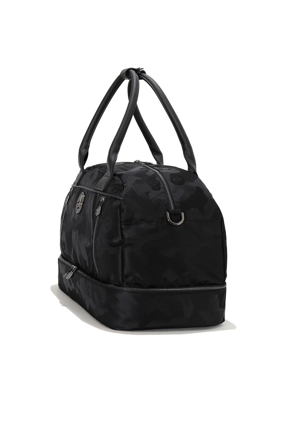 【26AW】 PREMIUM GAUGE BOSTON BAG / コーデュラナイロン シンセティックレザー スカルカモジャカード 2WAYボストンバッグ (ブラック)