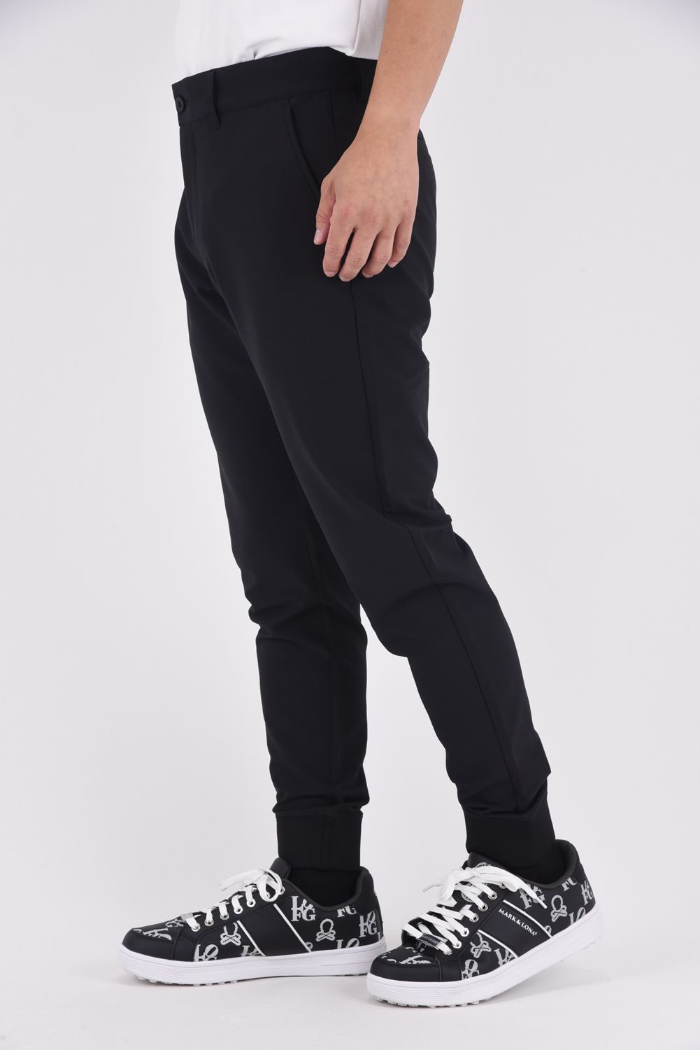 【25AW】 MEN'S STORMFLEECE BACK DOTS JOGGER PANTS / ストームフリース ジョガーパンツ (ブラック)