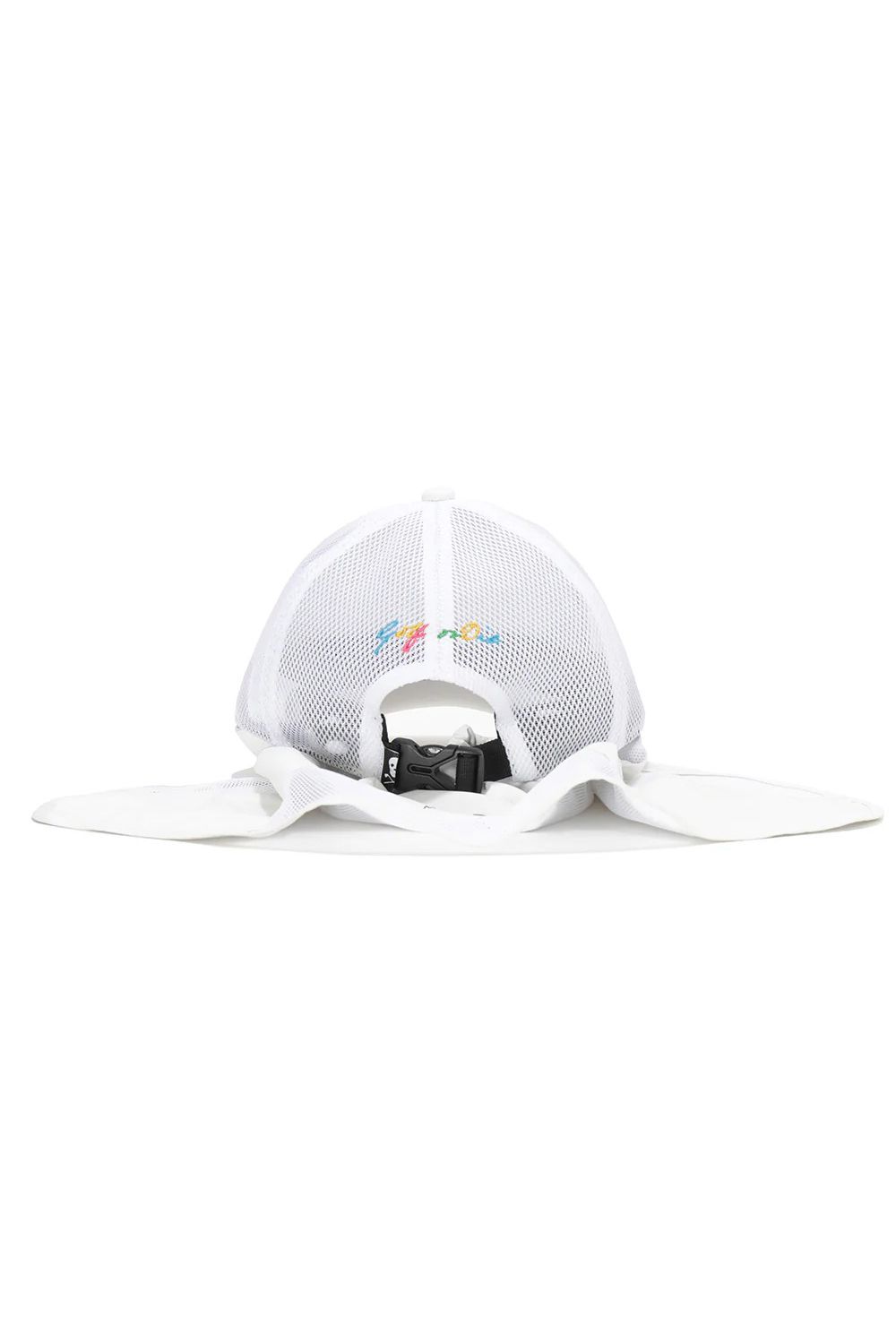 【26SS】 CHOROMA ICON SUN SHIELD CAP / マルチカラー刺繍 サンシールド付き メッシュキャップ (ホワイト)