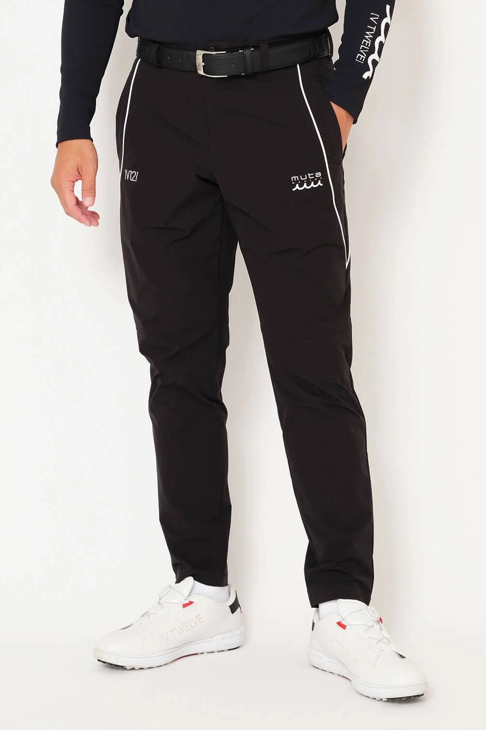【25AW】 MU12 PANTS / ムータマリン ヴィトゥエルヴ コラボ ロングパンツ (ブラック)