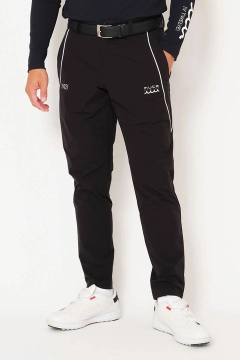 【25AW】 MU12 PANTS / ムータマリン ヴィトゥエルヴ コラボ ロングパンツ (ブラック)