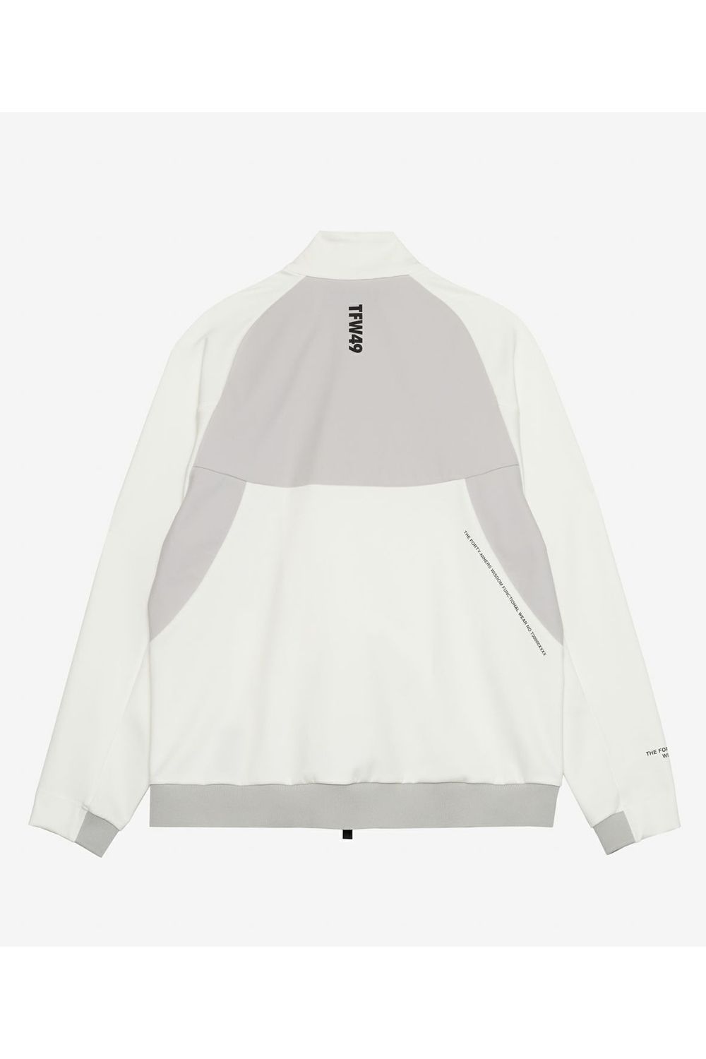 【25AW】【レディース】 MULTI PURPOSE BLOUSON / ダンボール素材 異素材切り替え トラックジャケット (ホワイト)