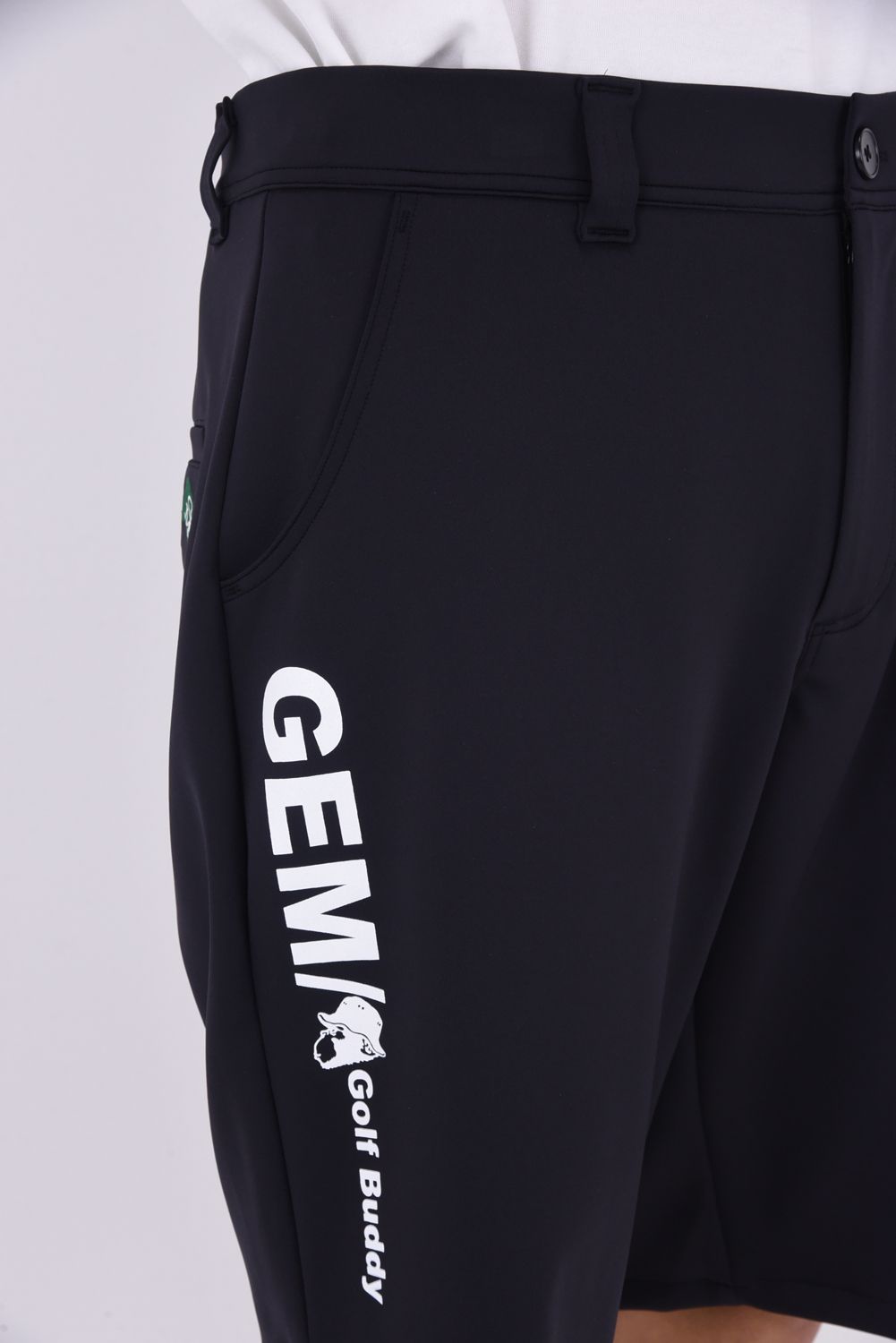 【26SS】 NEOPRENE DOUBLE PANTS / ネオプレーン サイドロゴ ショートパンツ （ブラック）