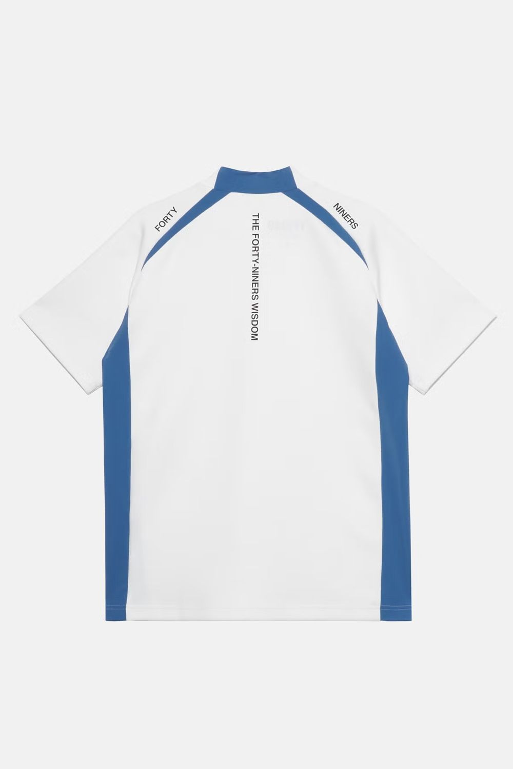 【26SS】 SIDE PANEL SHORT SLEEVE MOCKNECK / モックネックTシャツ (ホワイト)