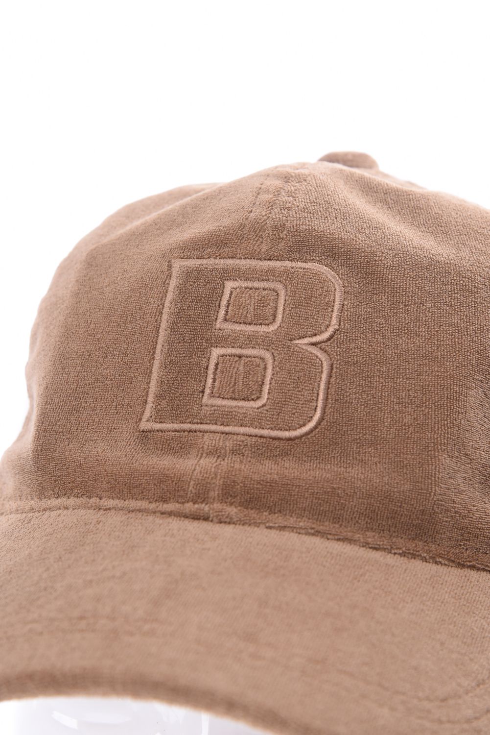 MEN’S PILE INITIAL MESH CAP / イニシャル メッシュ キャップ (ライトブラウン)