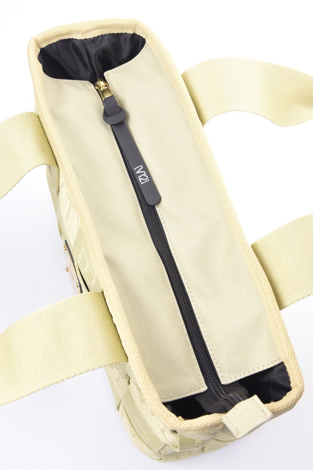 WOVEN BAG / イントレチャートスタイル カートバッグ (ベージュ)