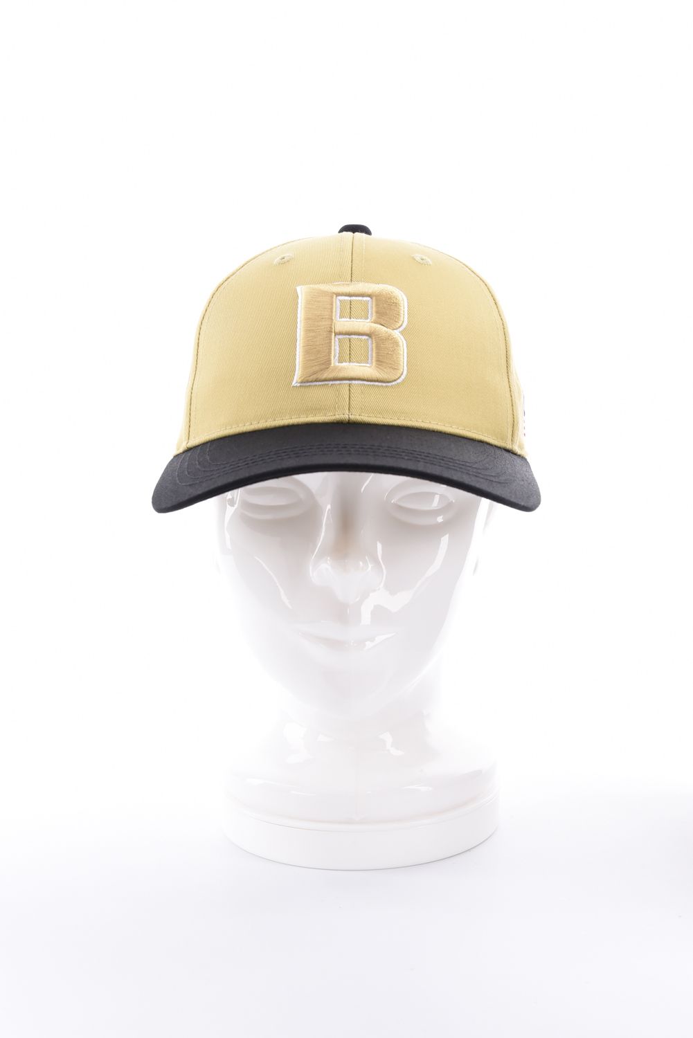【26AW】 MEN’S 2-TONE INITIAL CAP / バイカラー ブランドイニシャル刺繍 キャップ (ベージュ)