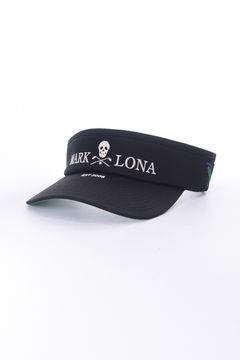 【26SS】 IRON SKULL CRYSTAL ACCENT VISOR / アイアンスカル ブランドロゴ刺繍 サンバイザー (ブラック)