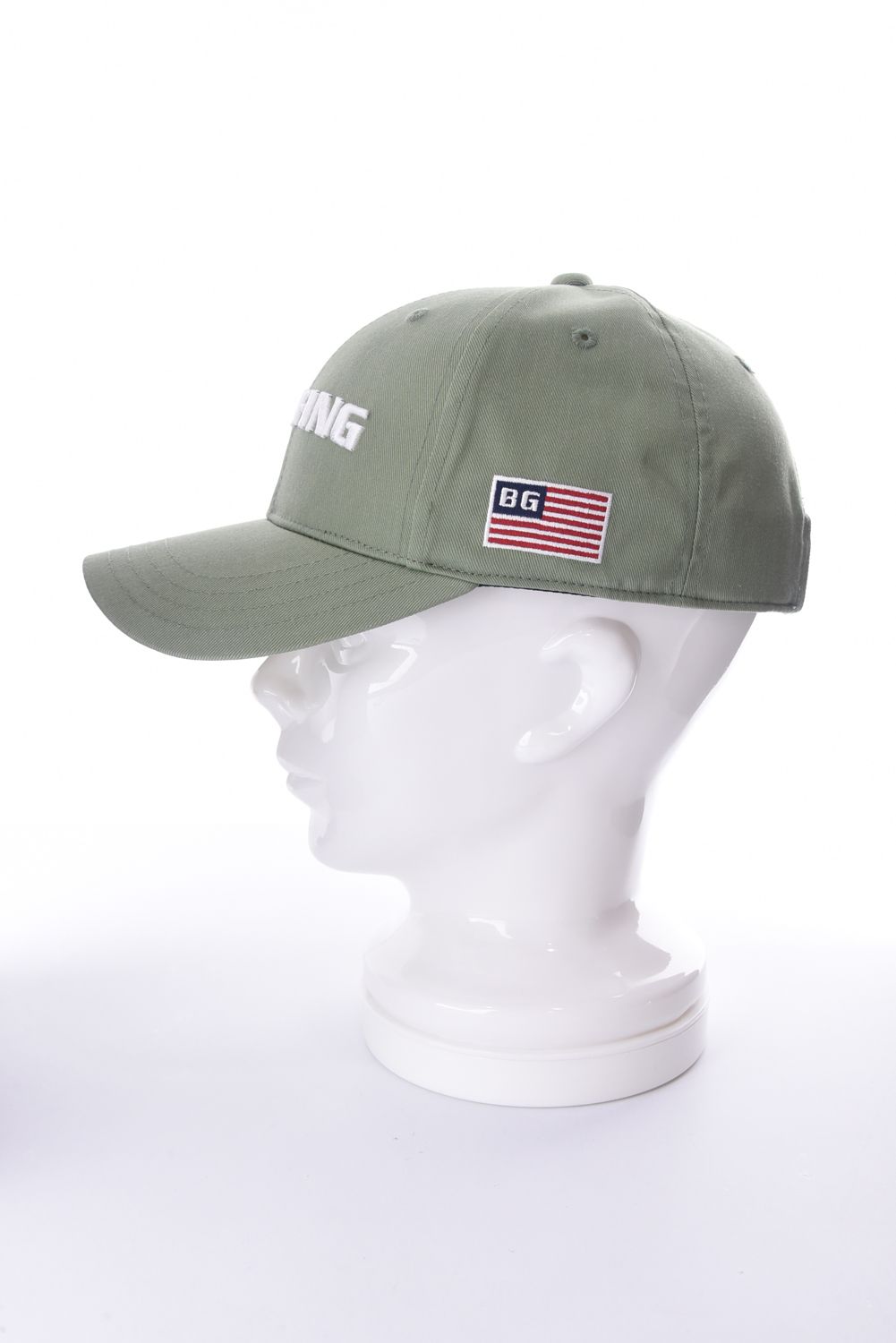 【26SS】 MEN’S BASIC CAP / ベーシック ブランドロゴ キャップ (セージグリーン)