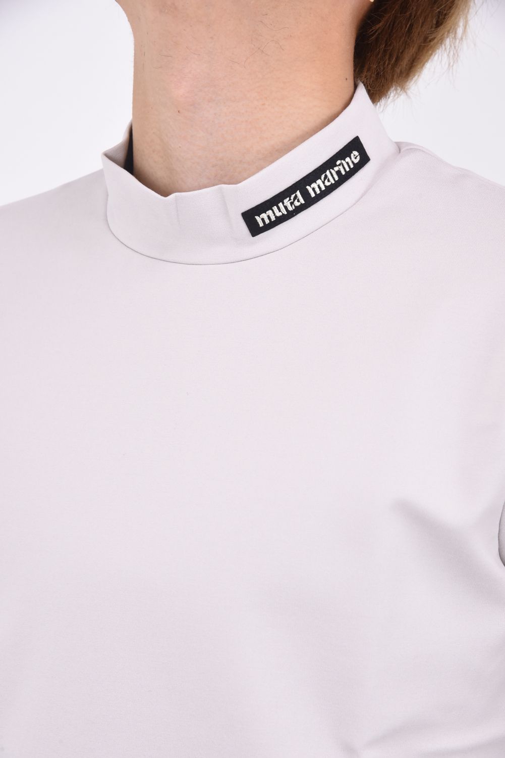【期間限定ポイント50倍】WARM PUNCH MOCK NECK SHIRT / ウォームポンチ モックネックシャツ (ベージュ)
