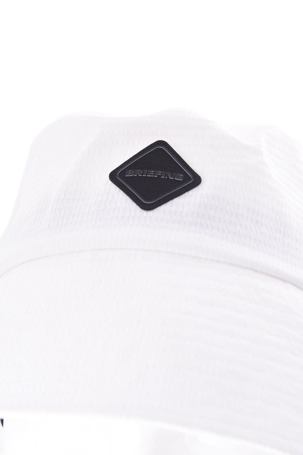 【26SS】【レディース】 WOMEN'S SEERSUCKER CORD STRAP WIDE HAT / シアサッカー コードストラップ付き バケットハット (ホワイト)