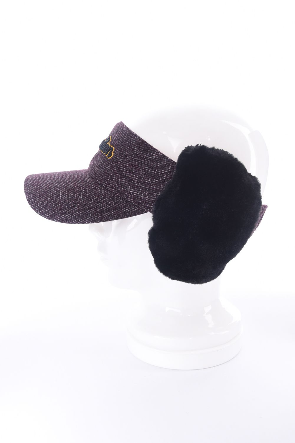 BOA EARMUFFS SUNVISOR / ボア イヤーマフ サンバイザー (レッドブラック)
