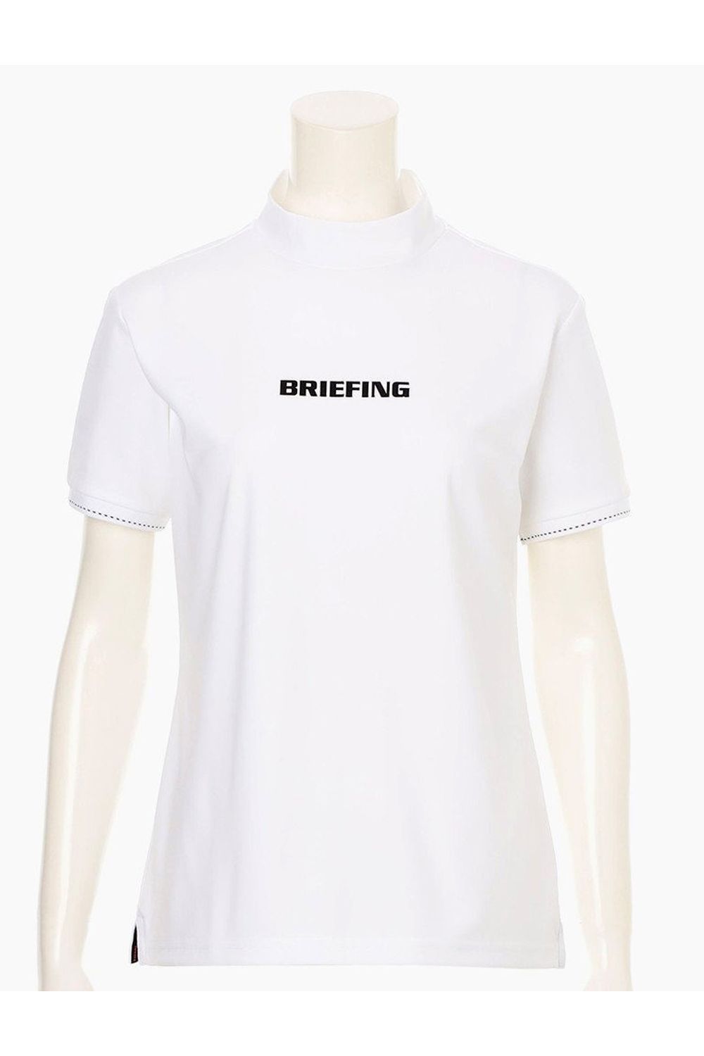 【26SS】【レディース】 WS TOUR HIGHNECK / ブランドロゴ モックネックTシャツ (ホワイト)