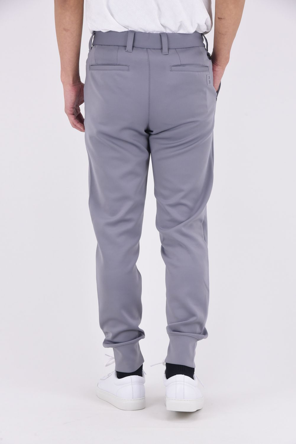【26SS】 MEN'S 3D LOGO JOGGER PANTS / 3Dエンボスロゴ ストレッチジャージ ジョガーパンツ (グレー)