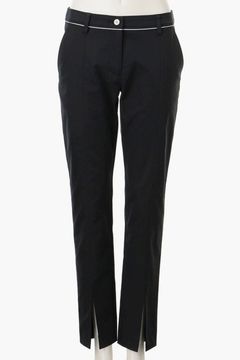 【25AW】【レディース】WS WR STRETCH CENTER STITCH SLIT PANTS / ストレッチパンツ (ブラック)
