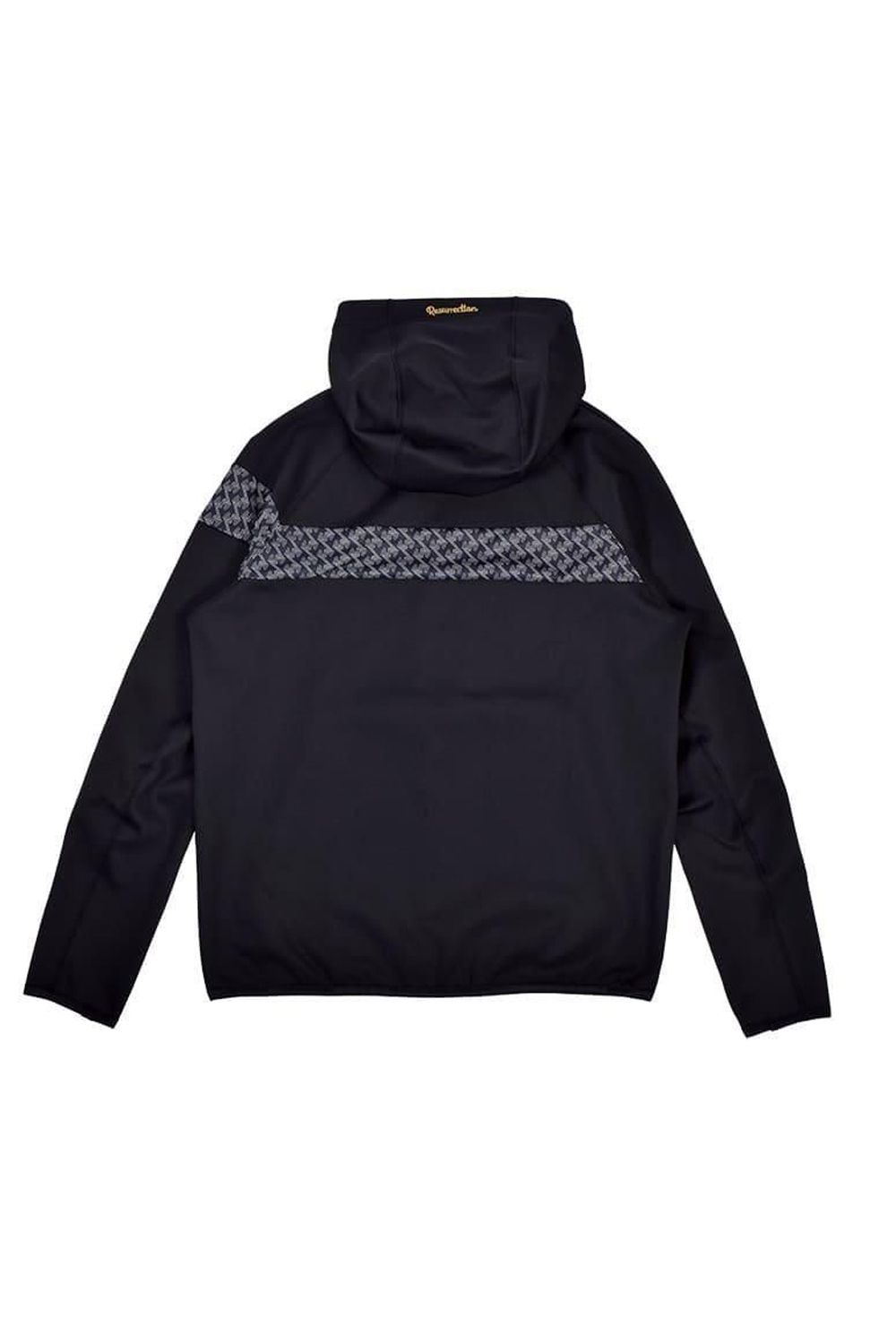 【26SS】 GM ACCENT LINE ZIP UP PARKER / モノトーンシリーズ アクセントライン ジップアップパーカー (ブラック)*