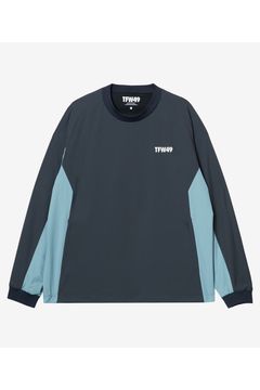 【26AW】 SHELL PULLOVER TRAIN / ナイロン クルーネック プルオーバー (チャコール)