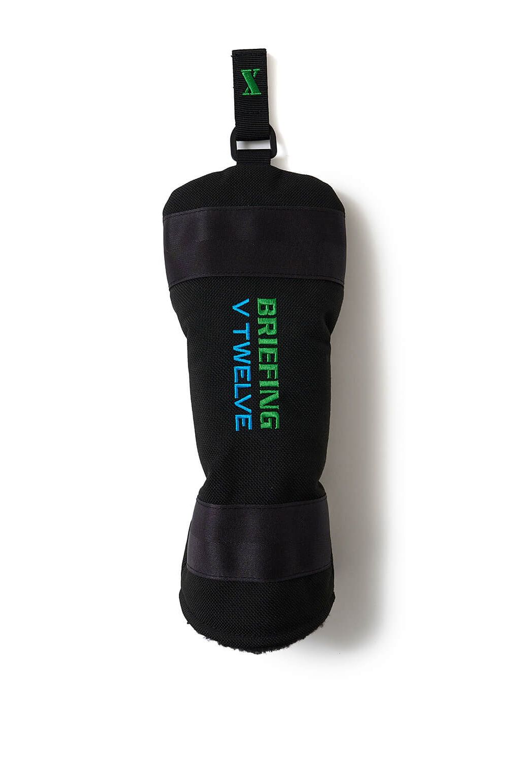 BG12 FAIRWAY / BRIEFINGコラボ ブランドロゴ刺繍 フェアウェイウッドカバー (ブラック)