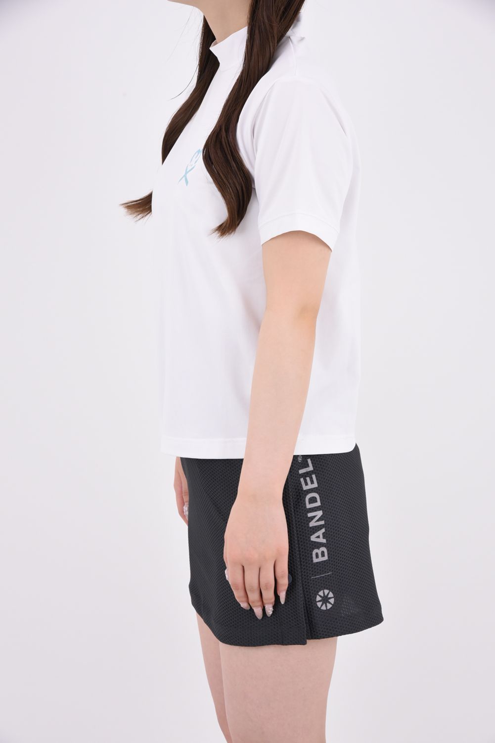 【ポイント10倍】 【26SS】【レディース】 WOMEN'S ECO PIQUE MOCK TEE / モックネックTシャツ (ホワイト)