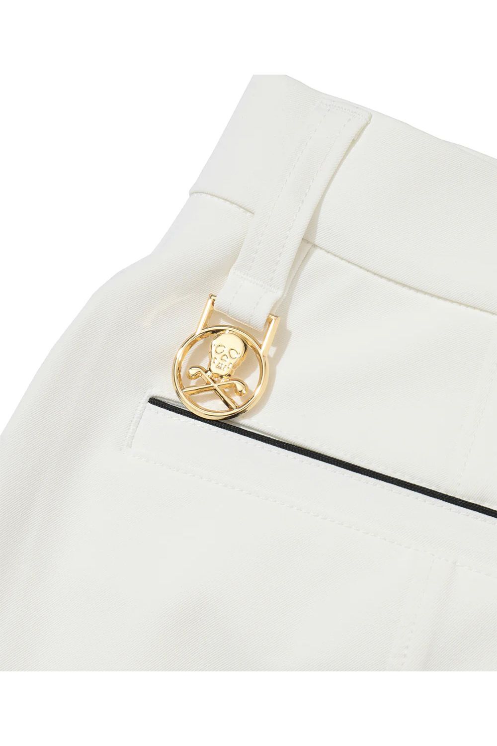 【26SS】【レディース】 LEXA DIAGONAL FUNCTION SKIRT / ポリエステルツイル モノトーン ダイアゴナルライン タイトスカート (インナーパンツ一体型) (ホワイト)