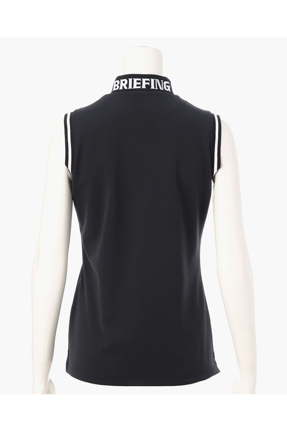 【26SS】【レディース】 WOMEN’S NECK LOGO NS HIGHNECK / ダイヤモンドロゴ ノースリーブ ハイネックトップス (ブラック)