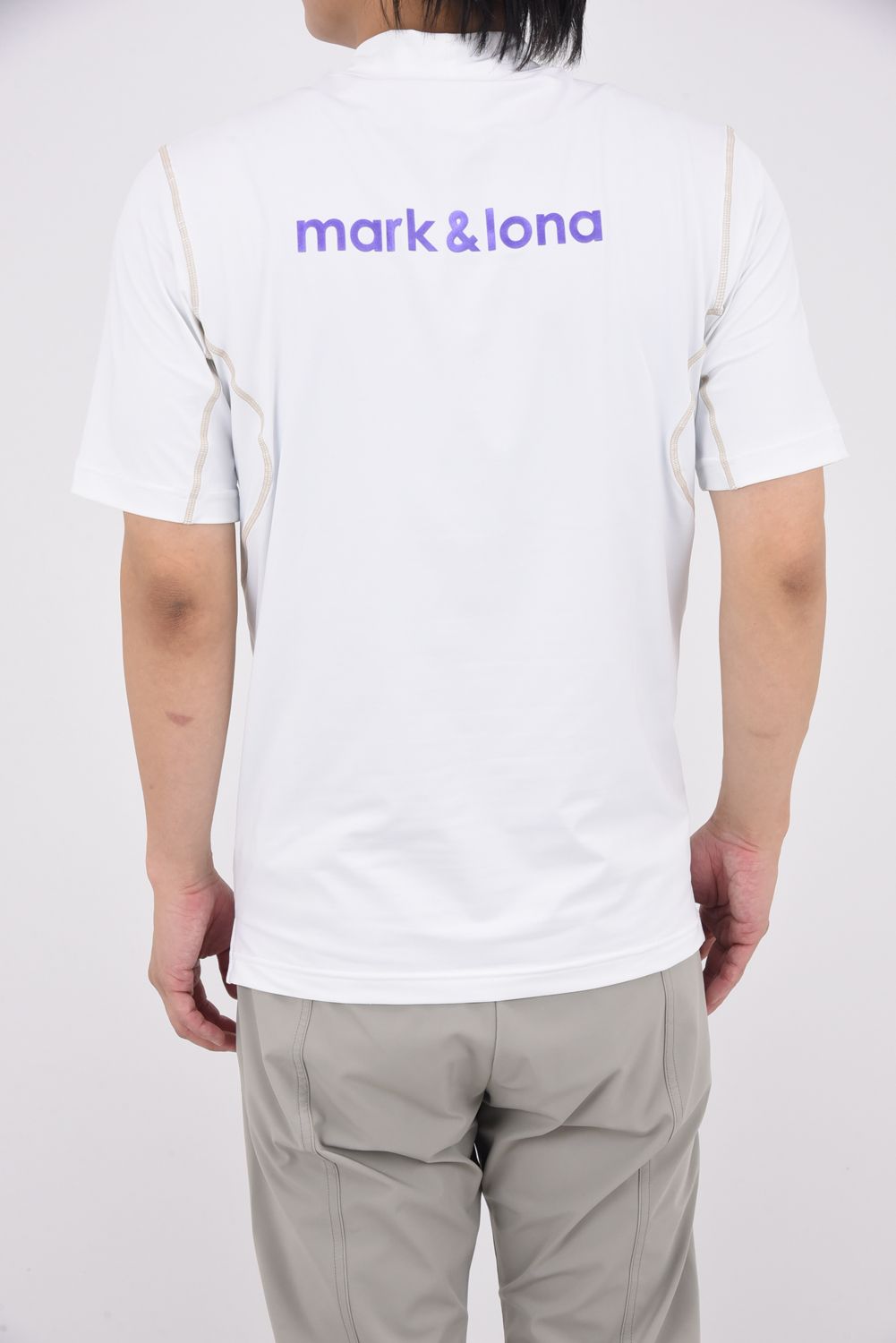 MARK&LONA モックネック ホワイトシャツ 楽天市場】MARK&LONA マークアンドロナEwing Mock Neck Tee T