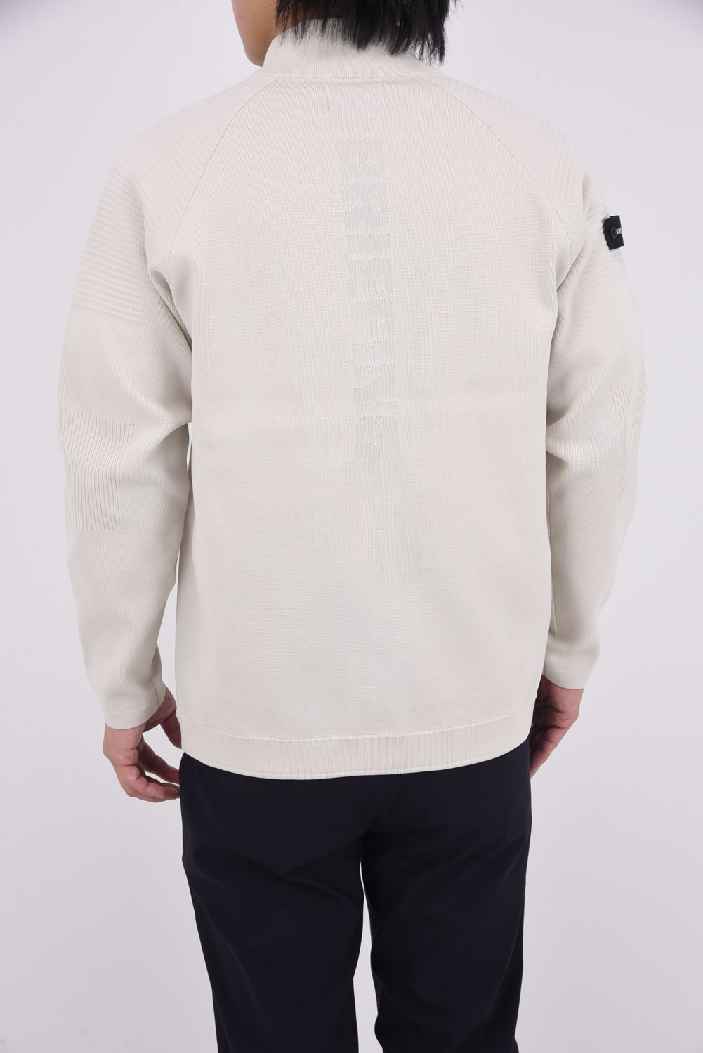 【25AW】 MEN'S WR KNIT BLOUSON / 超撥水糸 ハイネックニットブルゾン (ベージュ)