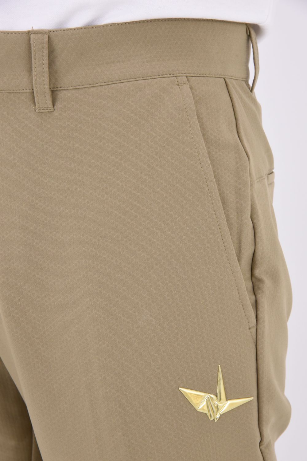 【26AW】 Long Pants / バックロゴ テーパードシルエット ロングパンツ (ベージュ)