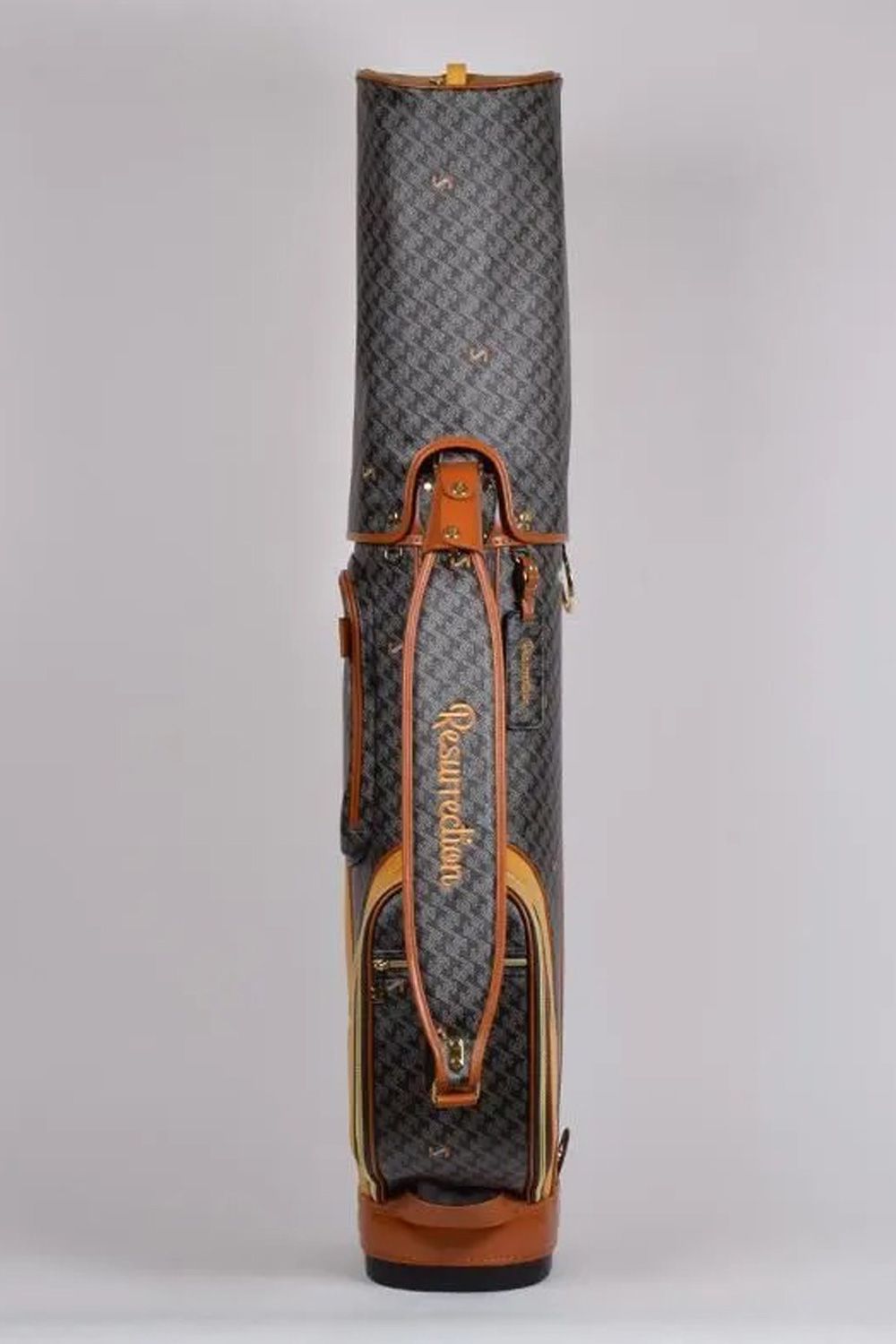 【銀行振込・代金引換不可】【返品・交換不可】【10周年記念カラー】 RALLINA  No.3 (ラリーナ) / ブランドオリジナルテキスタイル カートタイプ キャディバッグ (クラシックブラック)*