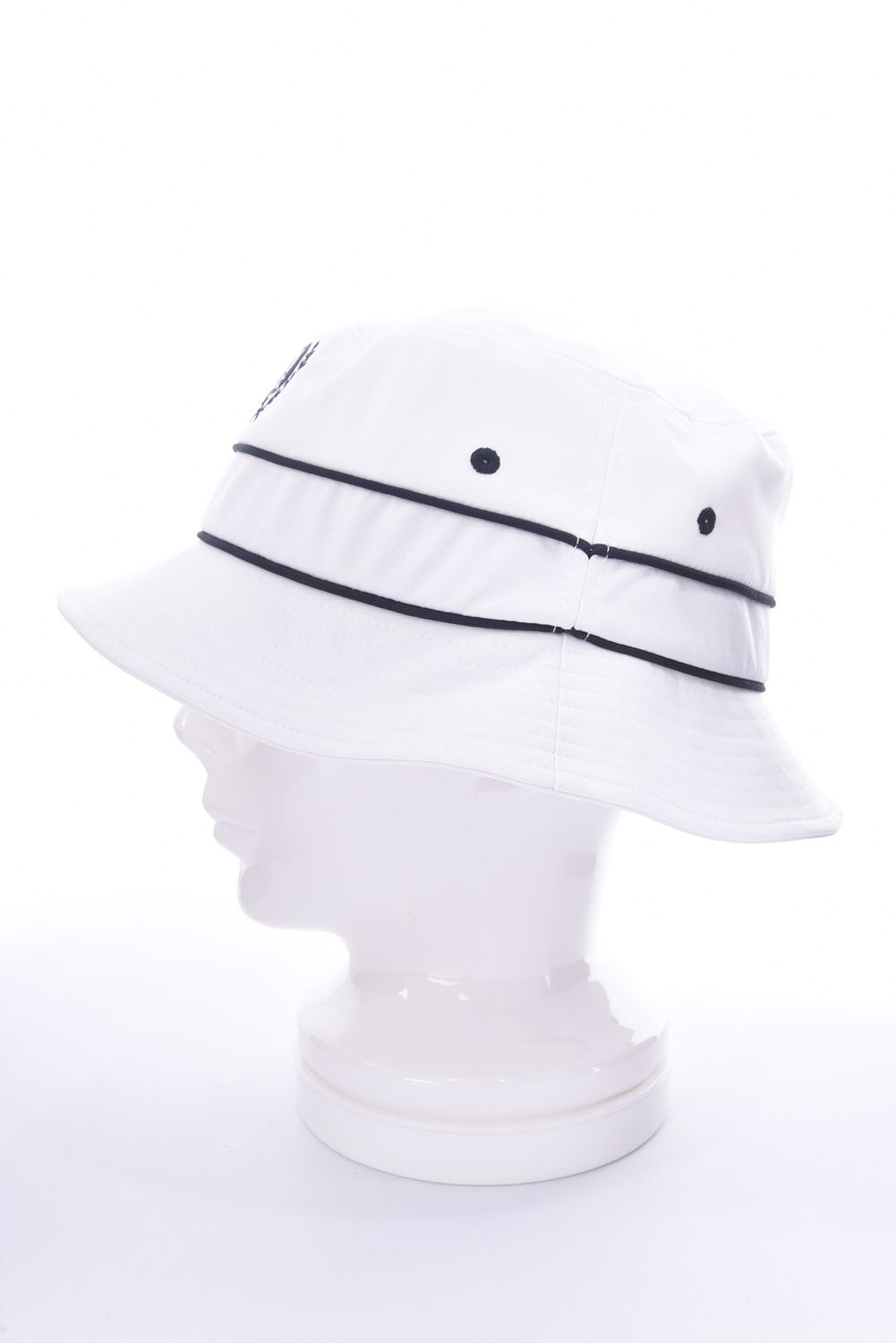 EMBLEM BUCKET HAT / エンブレム型 ルチャ刺繍 バケットハット ホワイト