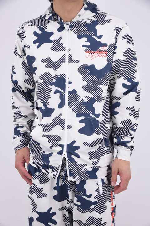 【26SS】 RUSH PARKA (DIAGONAL CAMO) / ダイアゴナルカモフラージュ ラッシュガードパーカー (ホワイト)