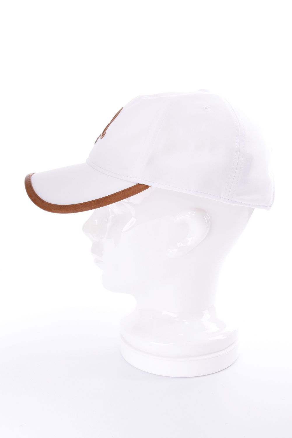 【26AW】 LEATHER LOGO PIPING CAP / レザーロゴパイピングキャップ  (ホワイト)